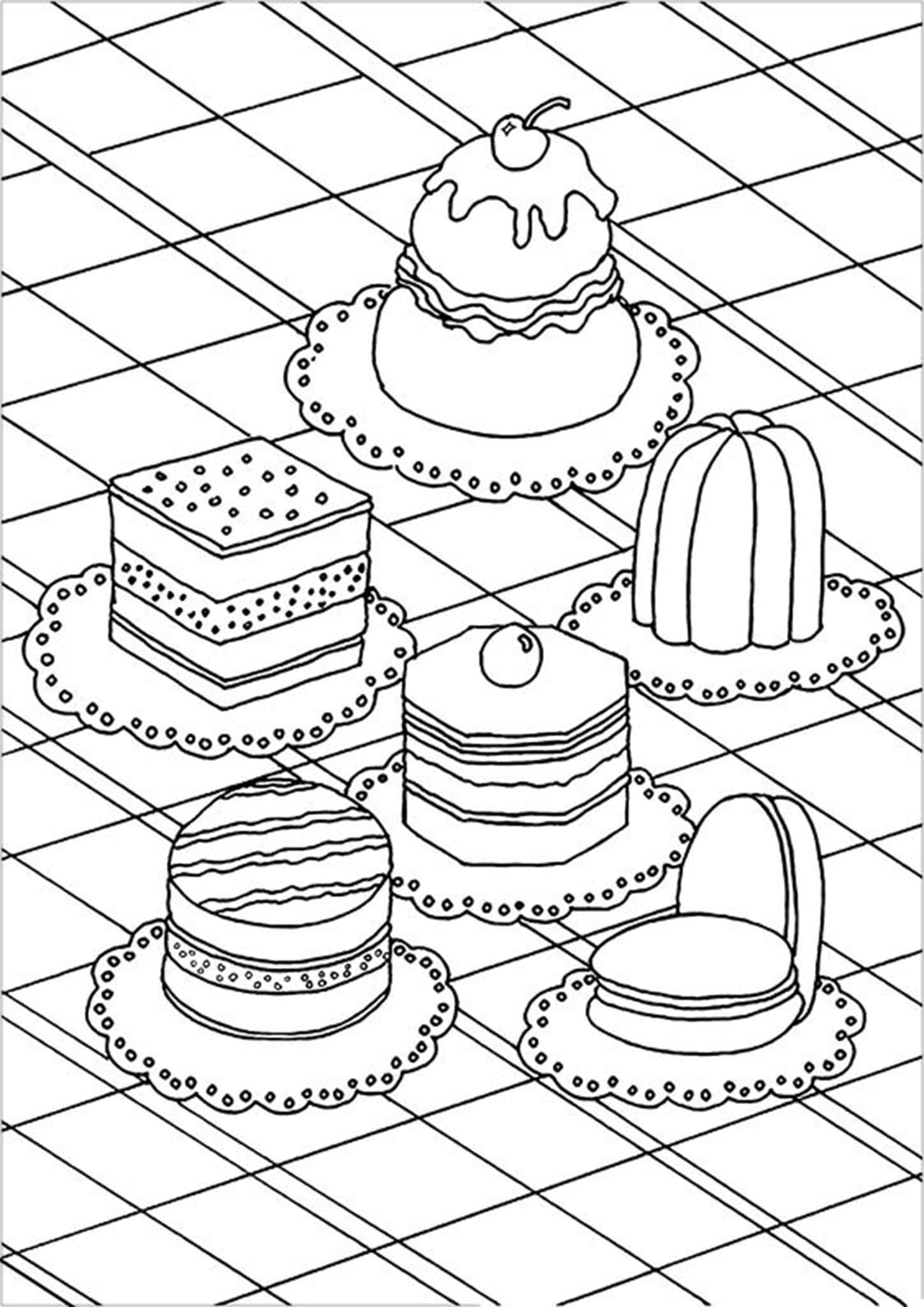 34 Delicious Food Coloring Pages for Kids Printable 22