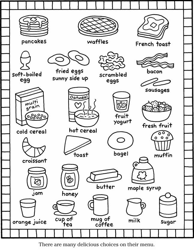 34 Delicious Food Coloring Pages for Kids Printable 25