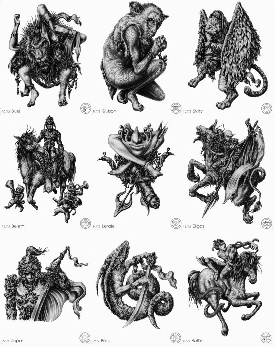 34 Demons & Devils Coloring Pages Printable 30