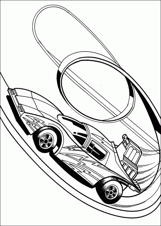 34 Exciting Hot Wheels Coloring Pages Printable 10