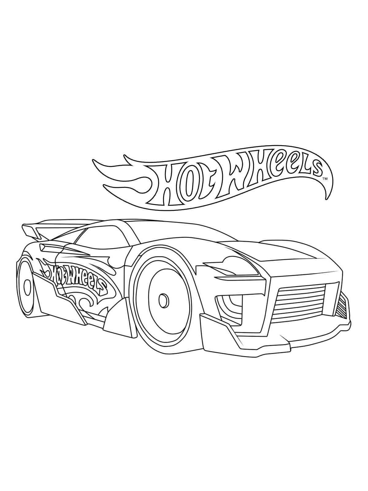 34 Exciting Hot Wheels Coloring Pages Printable 15