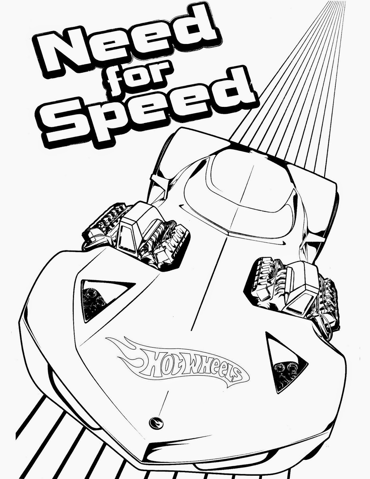 34 Exciting Hot Wheels Coloring Pages Printable 25