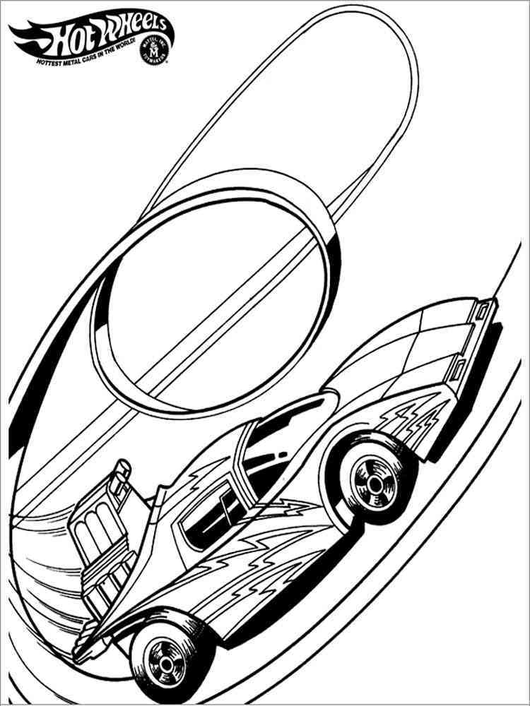 34 Exciting Hot Wheels Coloring Pages Printable 27