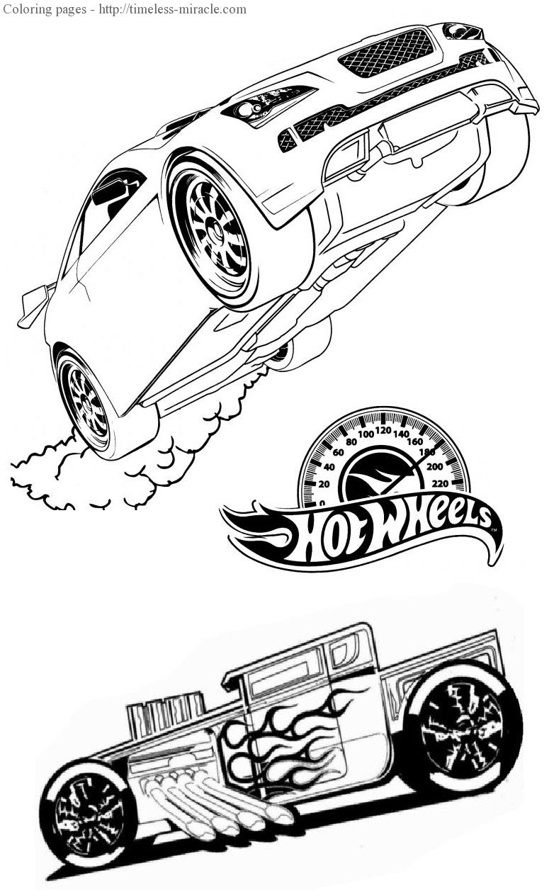 34 Exciting Hot Wheels Coloring Pages Printable 33