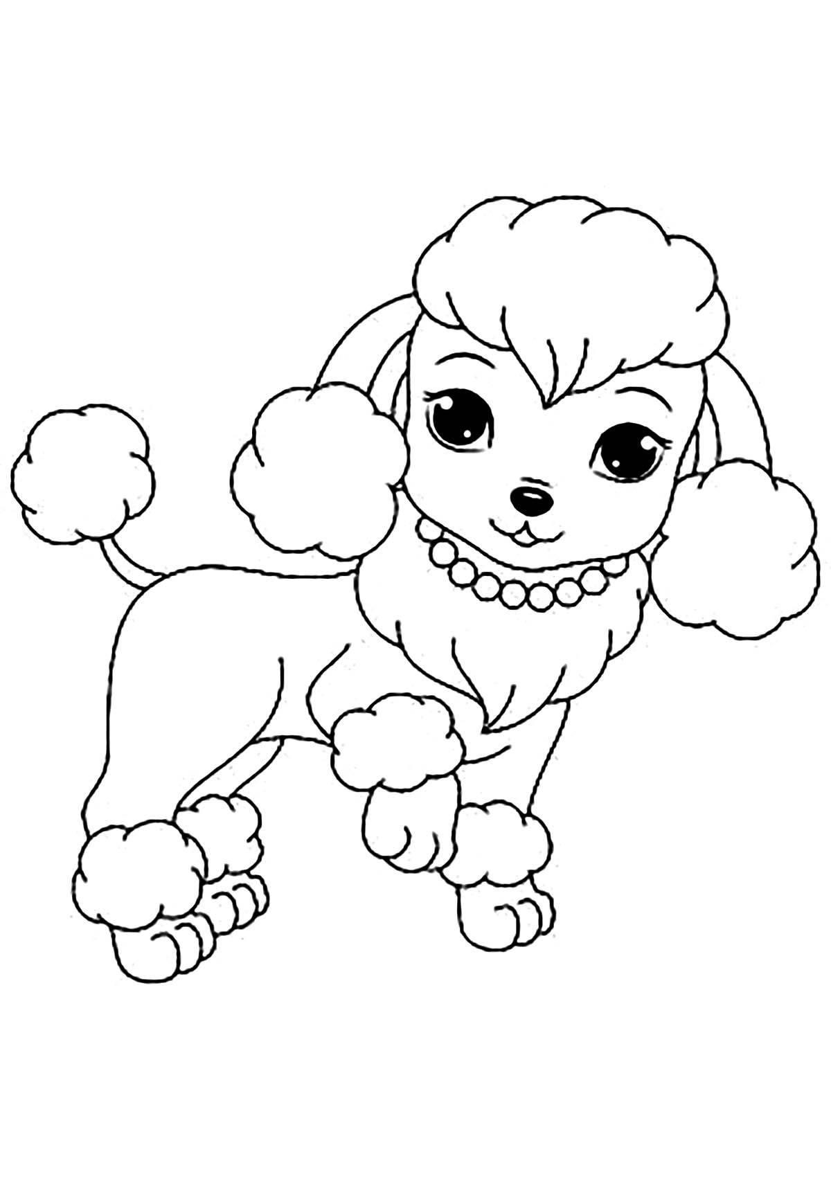 35 Adorable Farm Dog Coloring Pages Printable 2