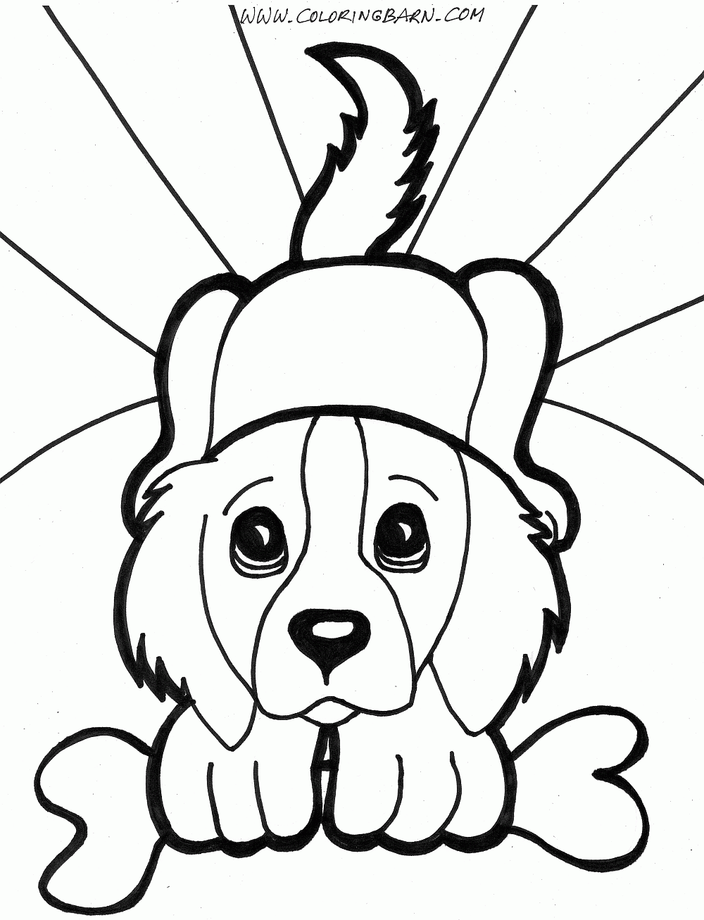 35 Adorable Farm Dog Coloring Pages Printable 21