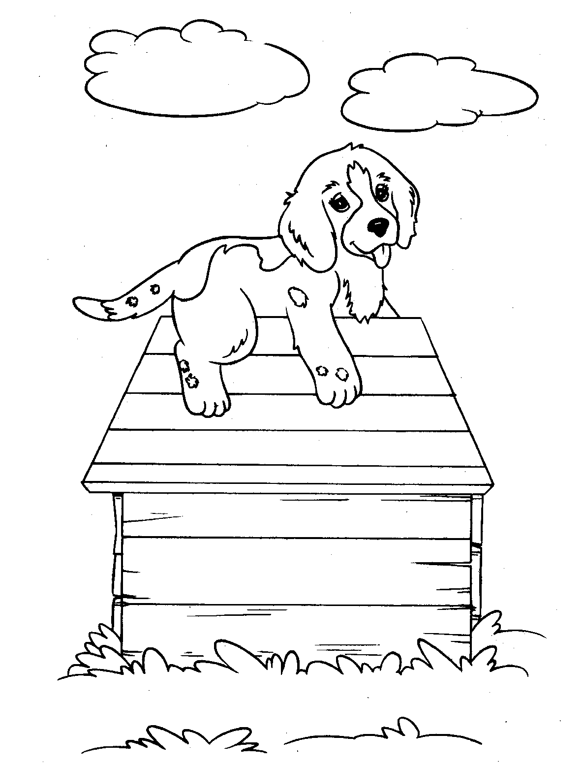 35 Adorable Farm Dog Coloring Pages Printable 29