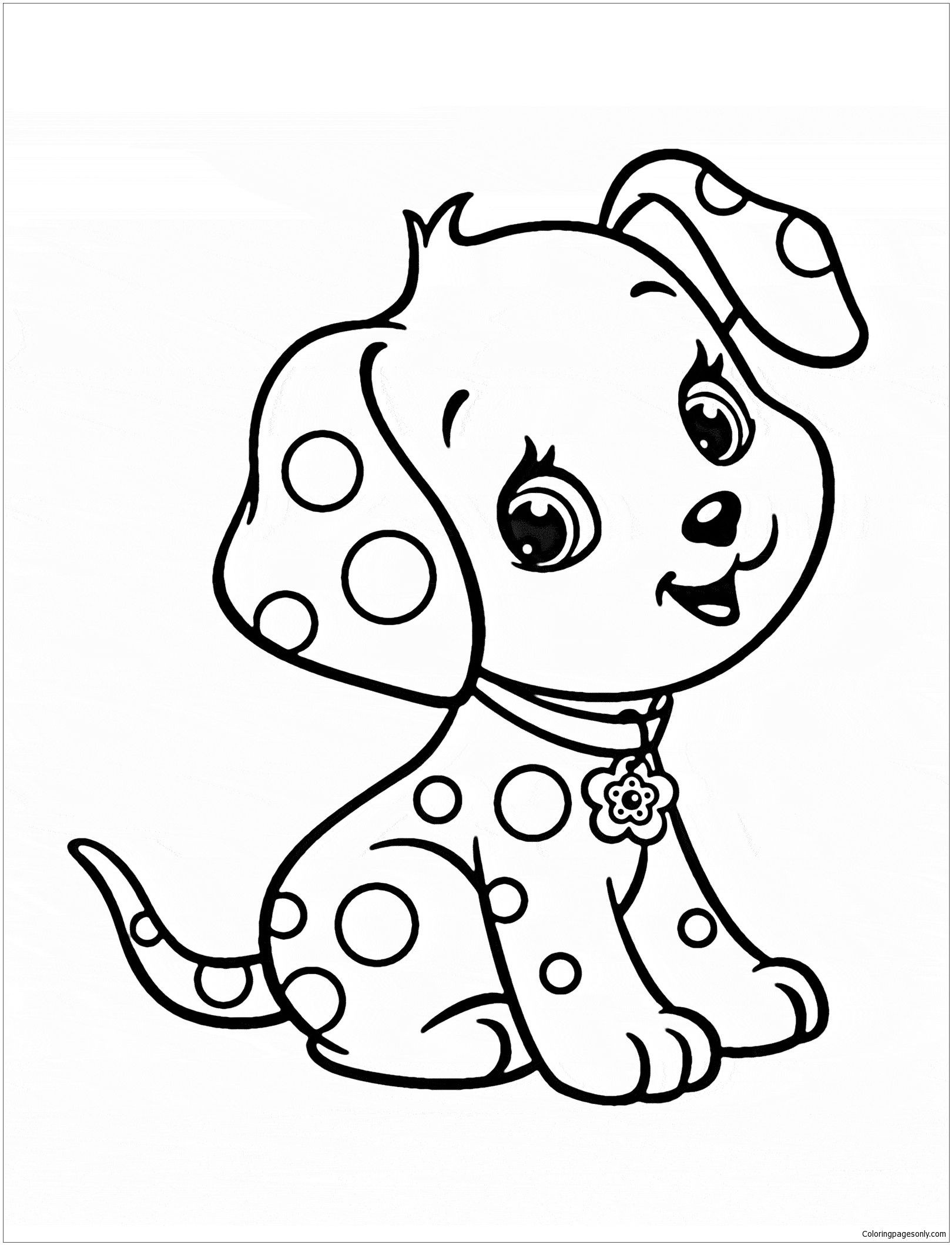 35 Adorable Farm Dog Coloring Pages Printable 30