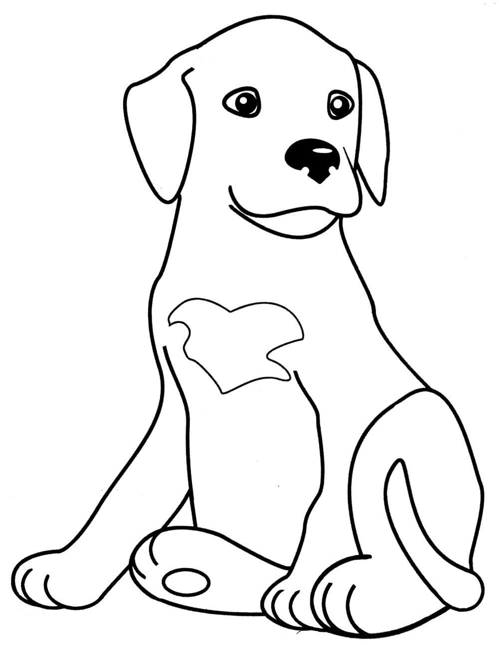 35 Adorable Farm Dog Coloring Pages Printable 6