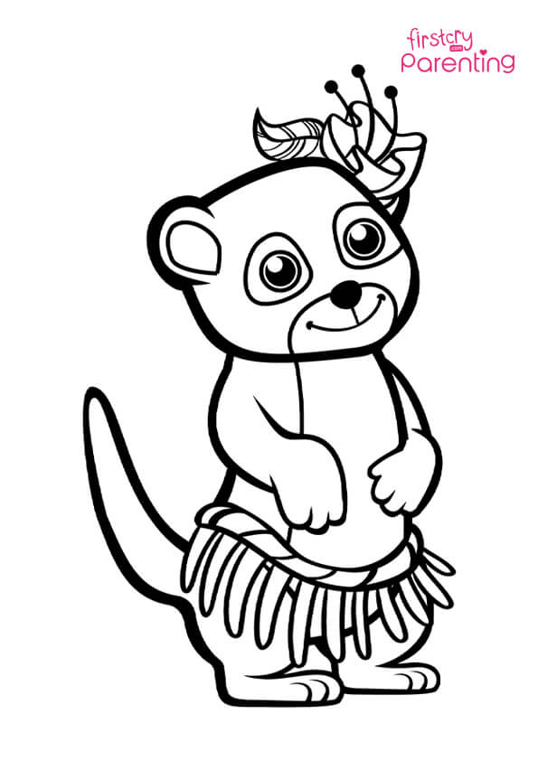 35 Adorable Meerkats Coloring Pages Printable 29