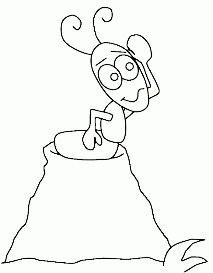 35 Cute Ant Coloring Pages Printable 19