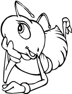 35 Cute Ant Coloring Pages Printable 23