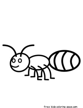 35 Cute Ant Coloring Pages Printable 24