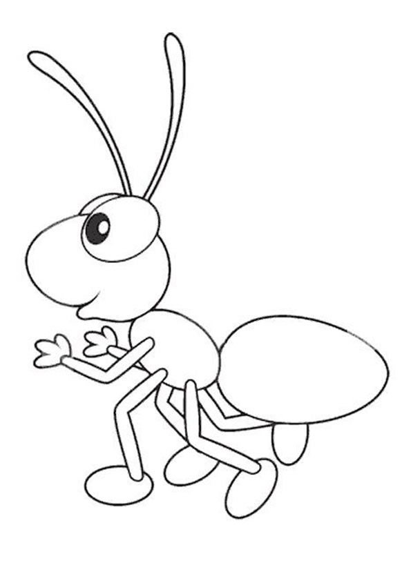 35 Cute Ant Coloring Pages Printable 26