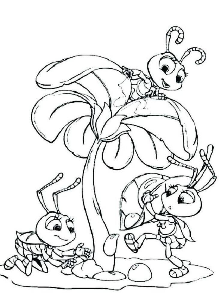 35 Cute Ant Coloring Pages Printable 28