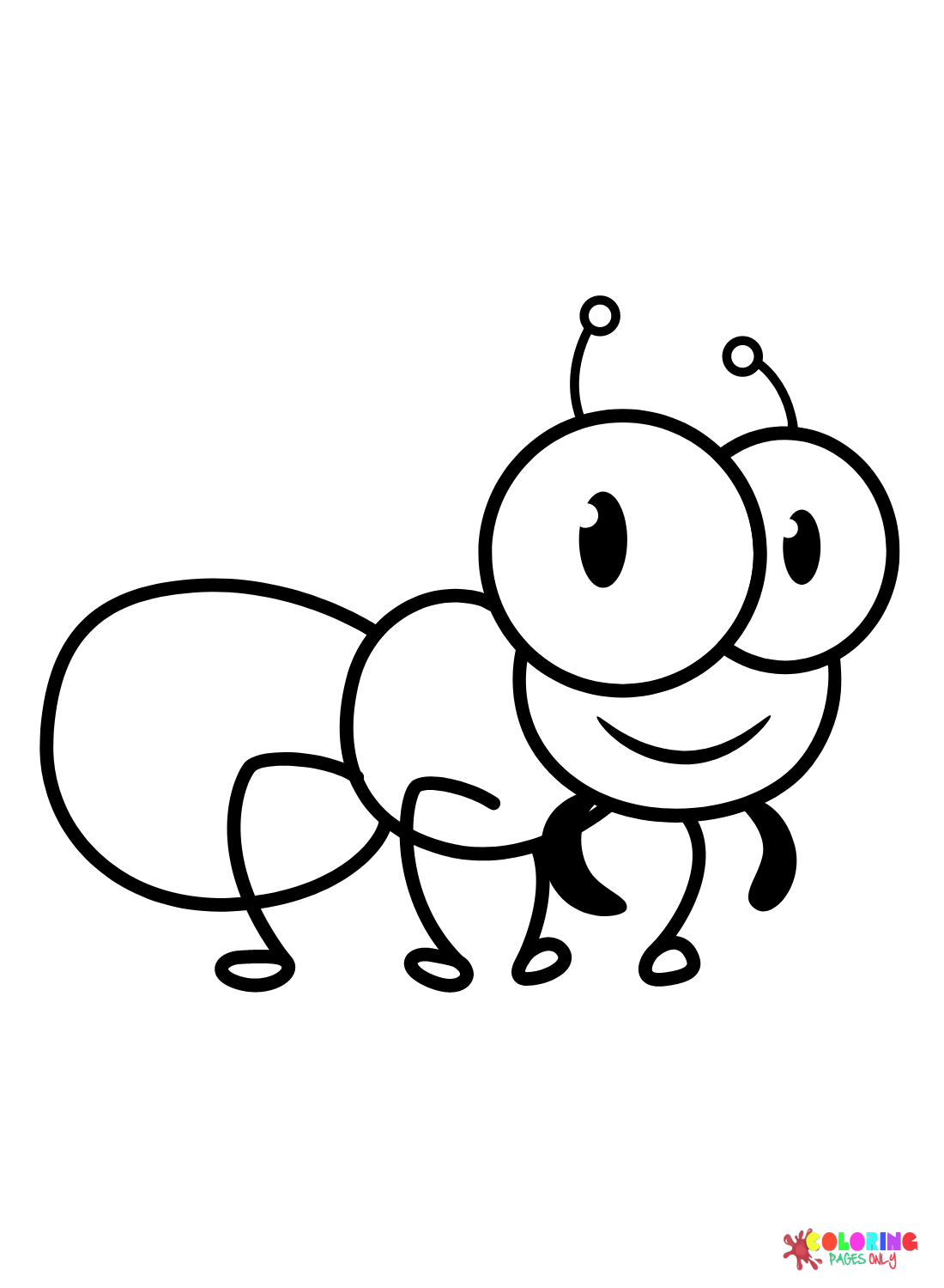 35 Cute Ant Coloring Pages Printable 5