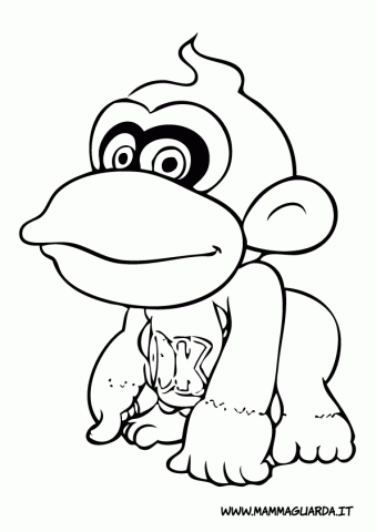 35 Donkey Kong Coloring Pages Printable 17