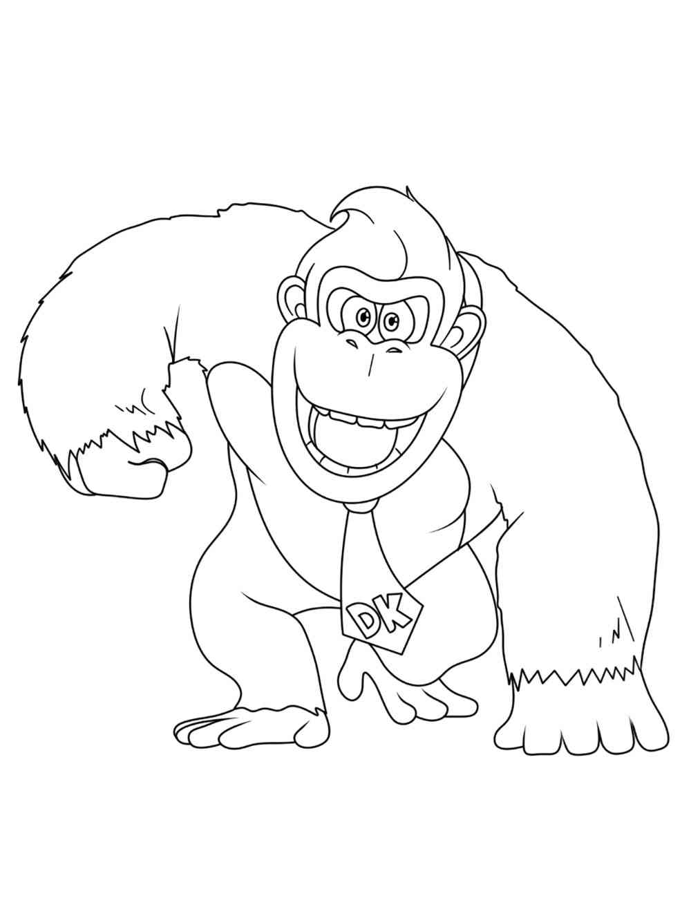 35 Donkey Kong Coloring Pages Printable 18