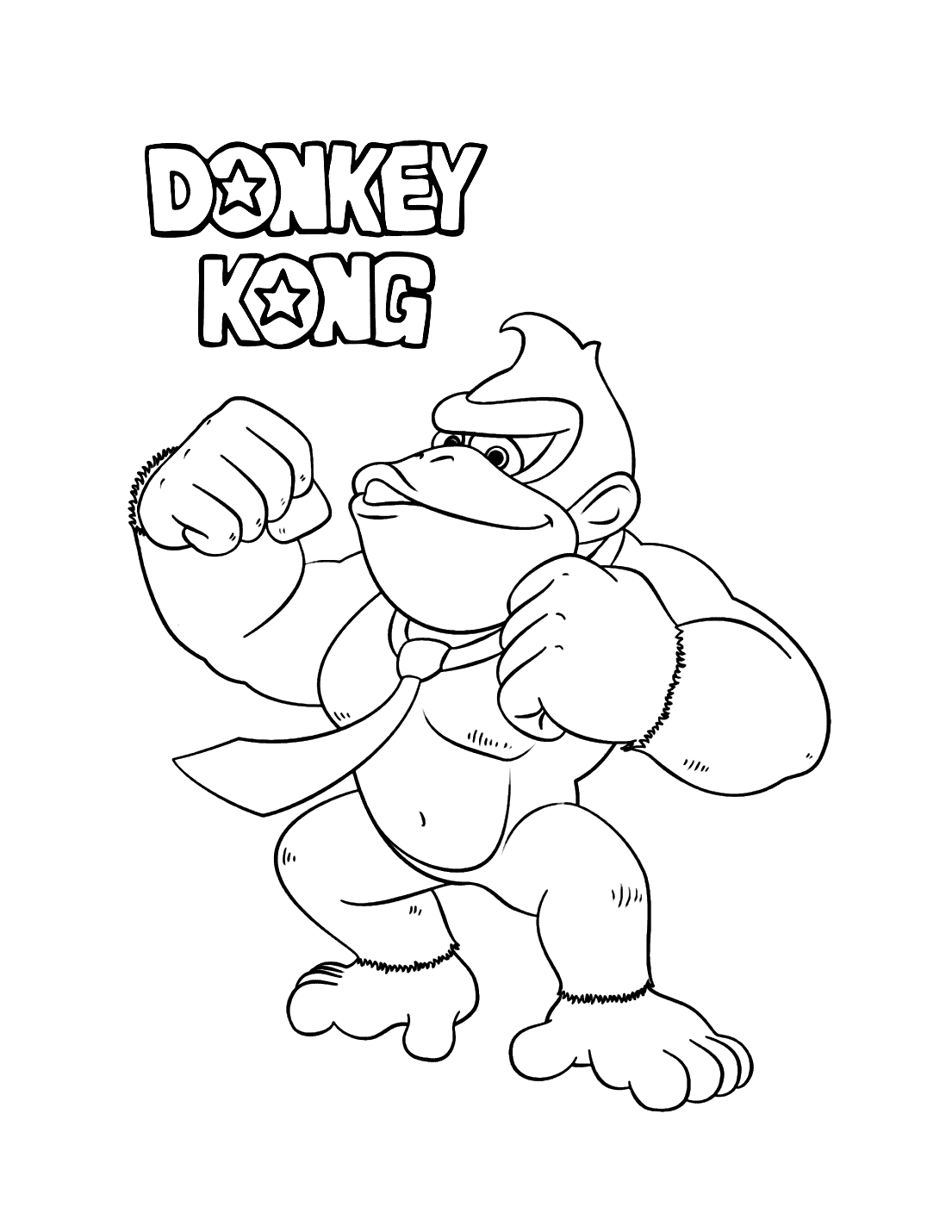 35 Donkey Kong Coloring Pages Printable 2