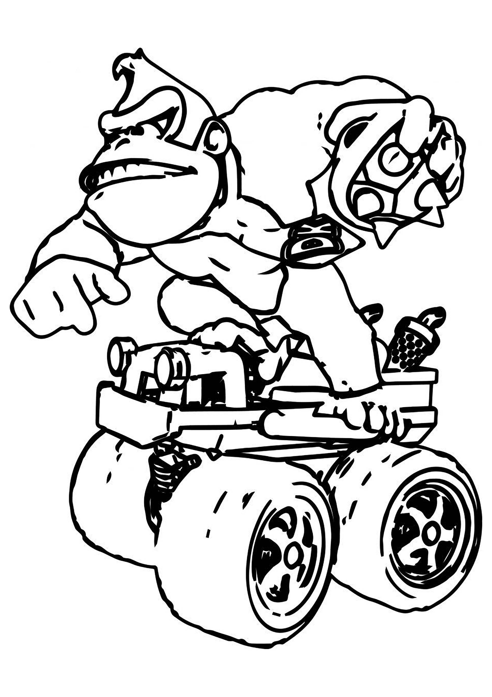 35 Donkey Kong Coloring Pages Printable 22