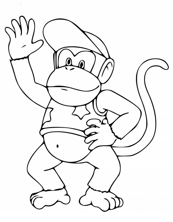 35 Donkey Kong Coloring Pages Printable 23