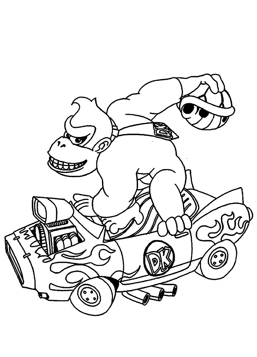 35 Donkey Kong Coloring Pages Printable 28