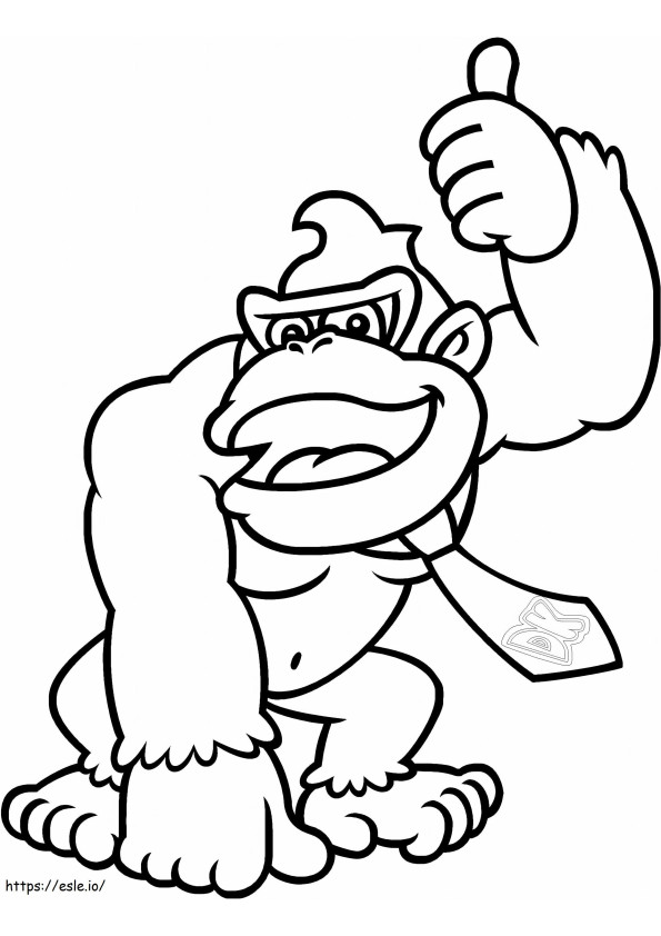 35 Donkey Kong Coloring Pages Printable 35