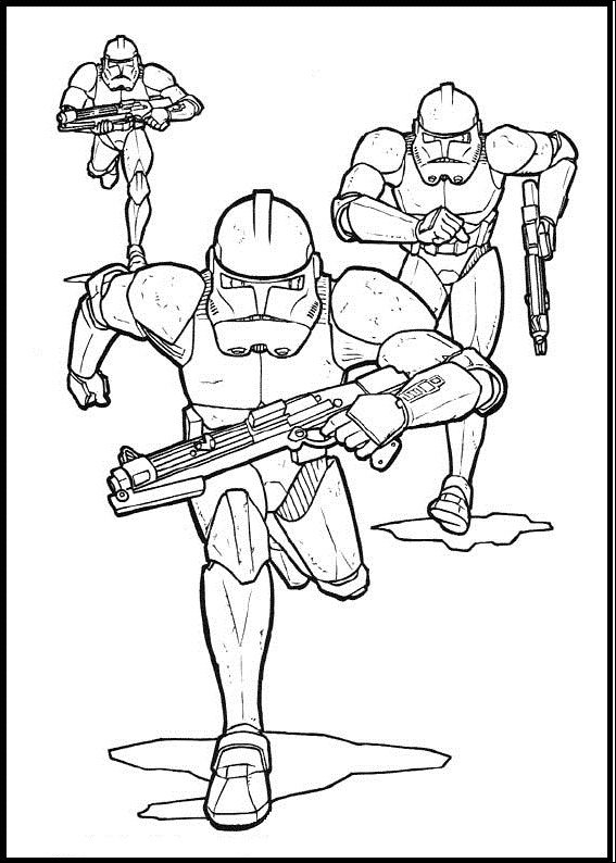 35 Exciting Clone Wars Coloring Pages Printable 20