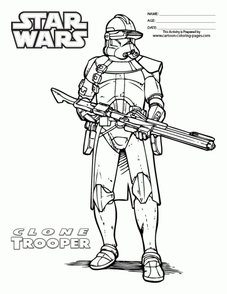 35 Exciting Clone Wars Coloring Pages Printable 32