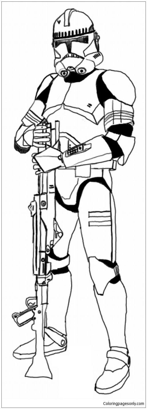 35 Exciting Clone Wars Coloring Pages Printable 34