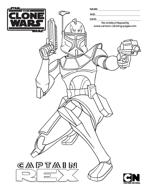 35 Exciting Clone Wars Coloring Pages Printable 35