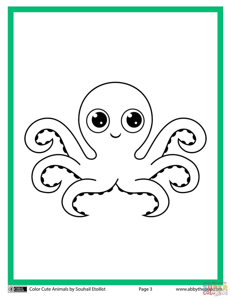 35 Octopus Coloring Pages Printable 11