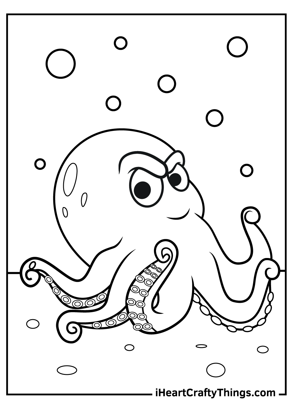 35 Octopus Coloring Pages Printable 14