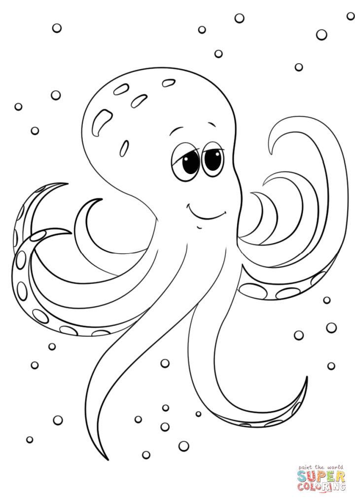 35 Octopus Coloring Pages Printable 15