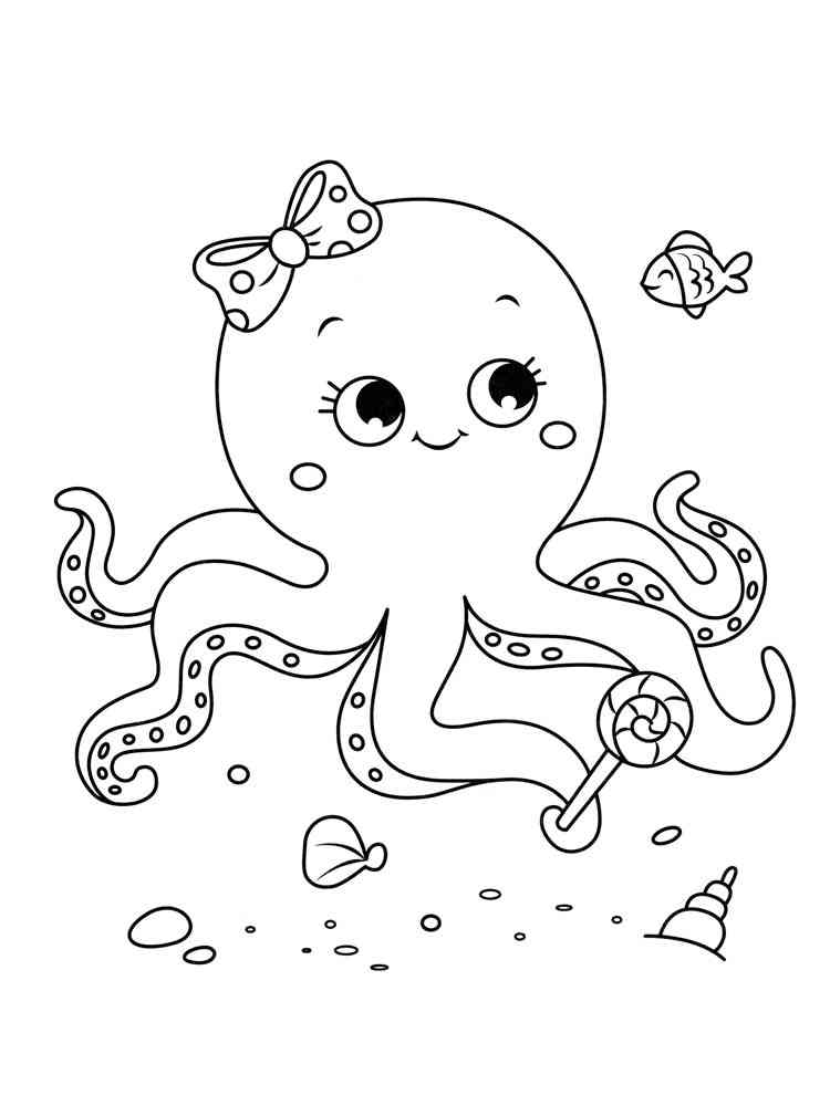 35 Octopus Coloring Pages Printable 18