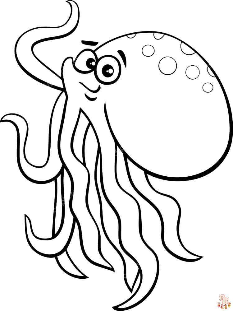 35 Octopus Coloring Pages Printable 21