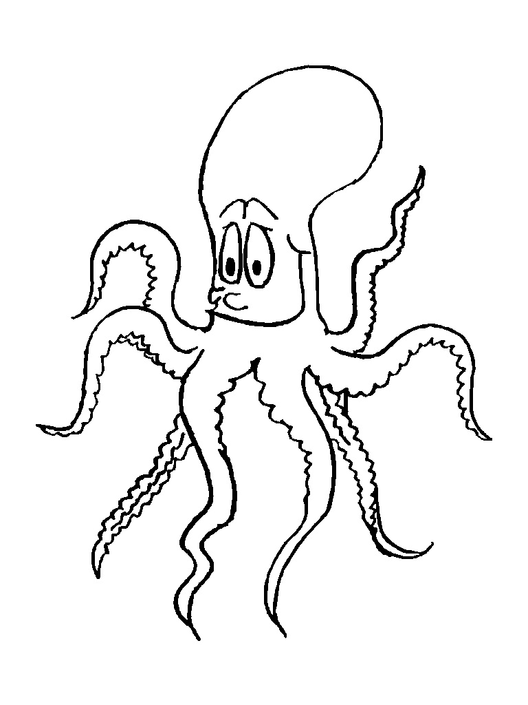 35 Octopus Coloring Pages Printable 23