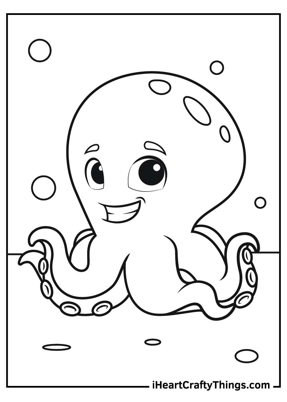 35 Octopus Coloring Pages Printable 29