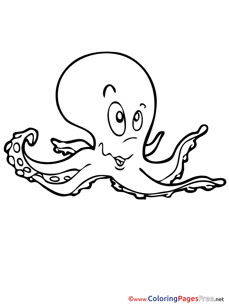 35 Octopus Coloring Pages Printable 7