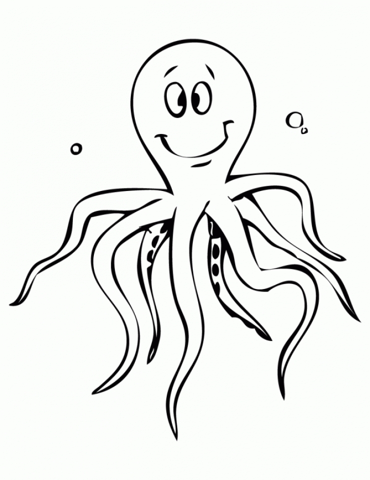 35 Octopus Coloring Pages Printable 9