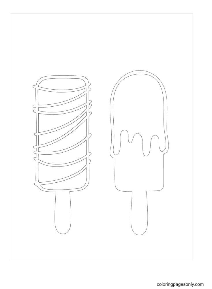 35 Refreshing Popsicle Coloring Pages Printable 10