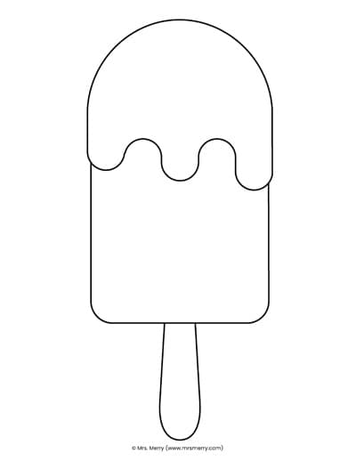 35 Refreshing Popsicle Coloring Pages Printable 12