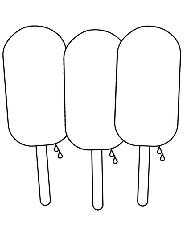 35 Refreshing Popsicle Coloring Pages Printable 16