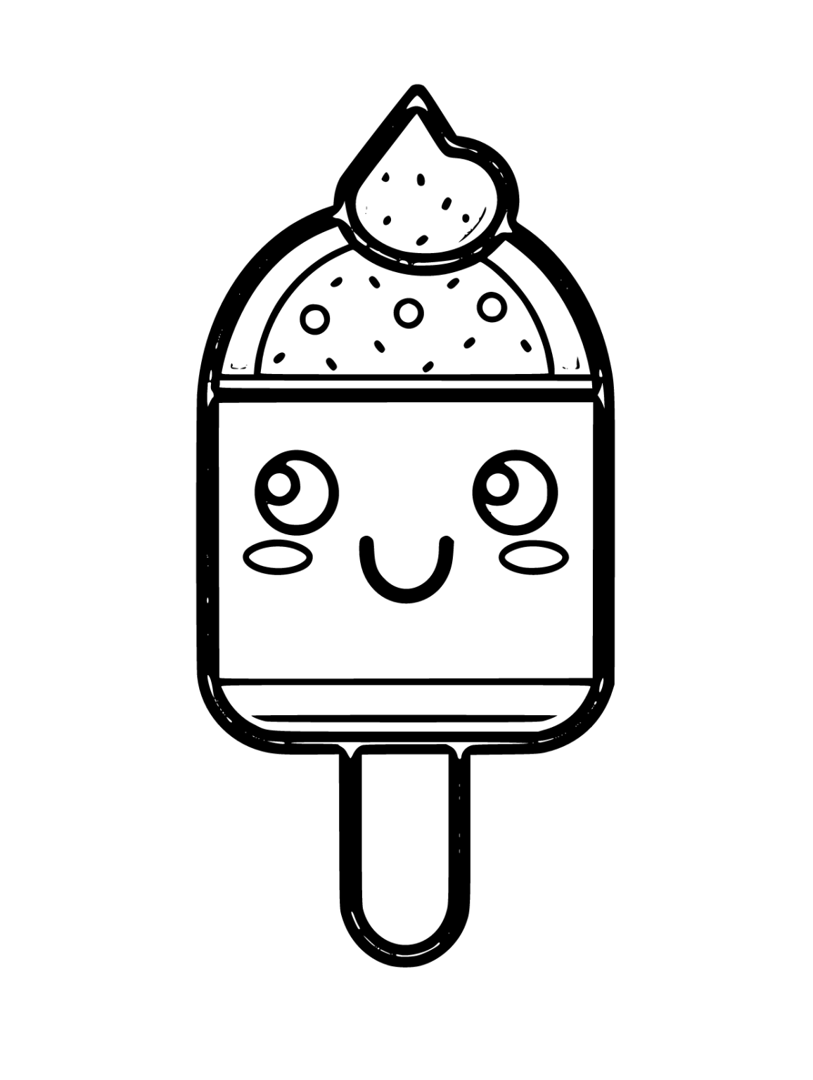 35 Refreshing Popsicle Coloring Pages Printable 2