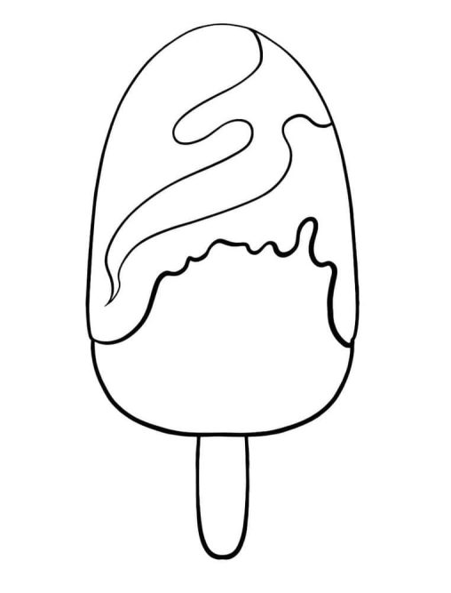 35 Refreshing Popsicle Coloring Pages Printable 4