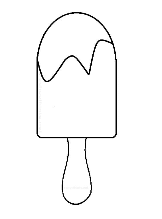 35 Refreshing Popsicle Coloring Pages Printable 5