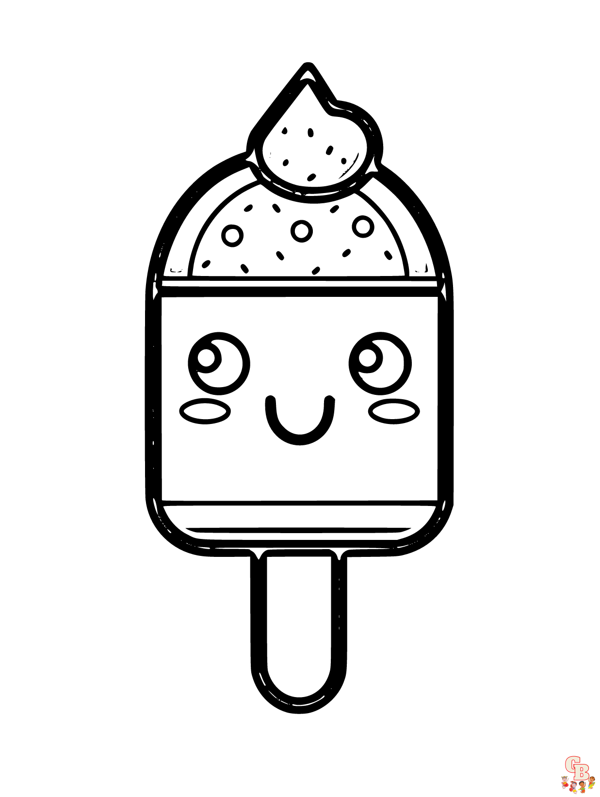 35 Refreshing Popsicle Coloring Pages Printable 7