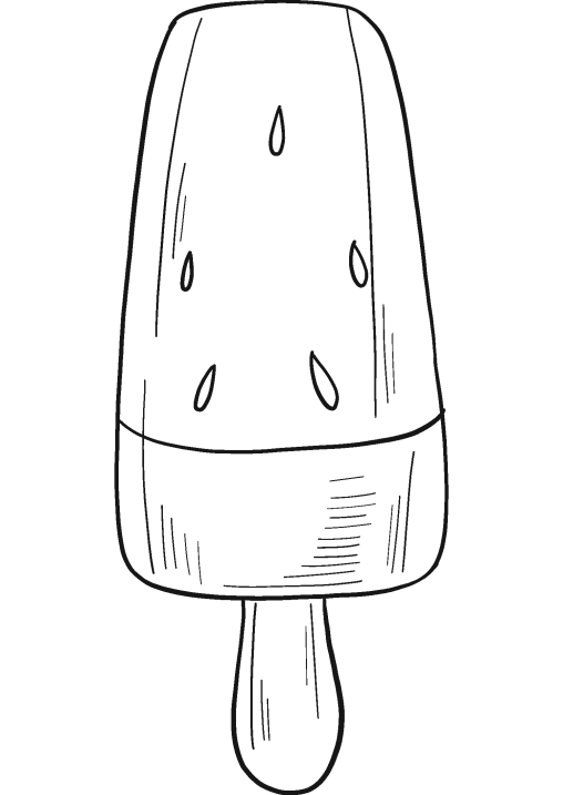 35 Refreshing Popsicle Coloring Pages Printable 8