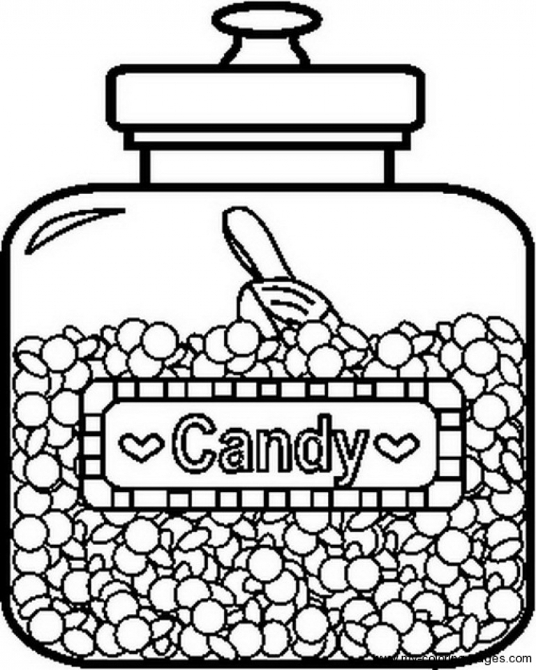 36 Candy Coloring Pages Printable 10