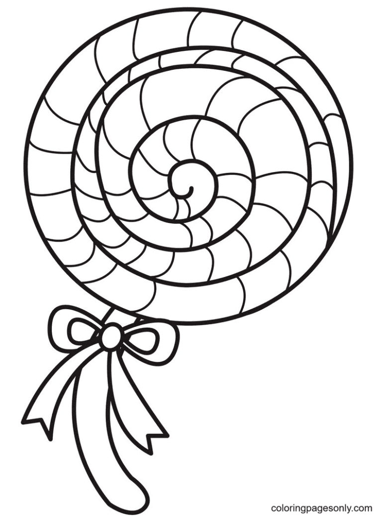 36 Candy Coloring Pages Printable 30